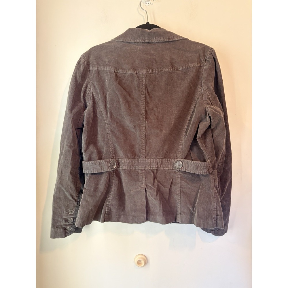 Vintage‎ St Johns Bay Corduroy Blazer Jacket Womens XL Brown Y2K Fitted - Picture 4 of 4